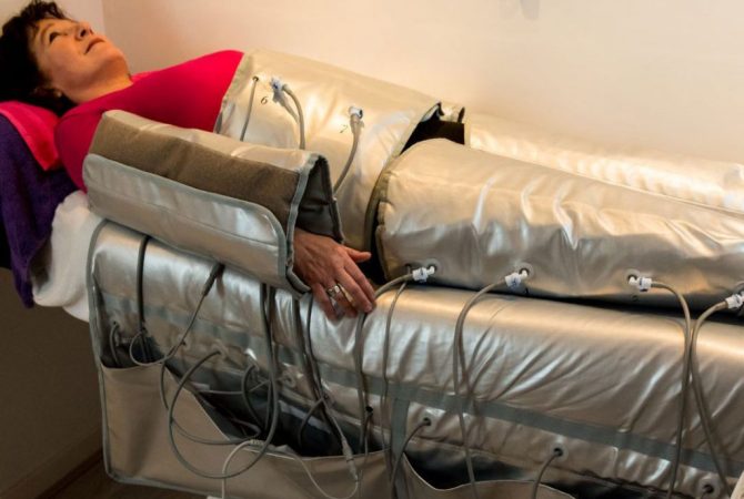 Pressoterapia com infravermelho